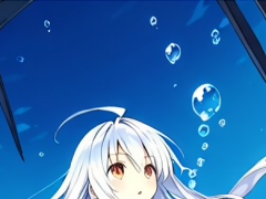 The dark water in the original: an even deep blue.